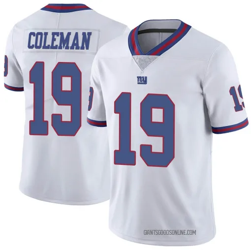 Limited Corey Coleman Youth New York Giants White Color Rush Jersey - Nike
