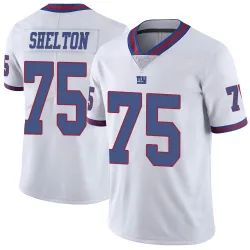 Limited Danny Shelton Youth New York Giants White Color Rush Jersey - Nike