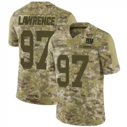 Limited Dexter Lawrence Men's New York Giants Camo 2018 Salute to Service Jersey - Nike