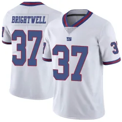 Limited Gary Brightwell Youth New York Giants White Color Rush Jersey - Nike