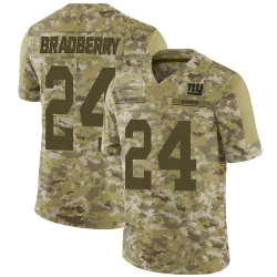 Limited James Bradberry Men's New York Giants Camo 2018 Salute to Service Jersey
