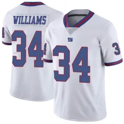 Limited Jarren Williams Youth New York Giants White Color Rush Jersey - Nike