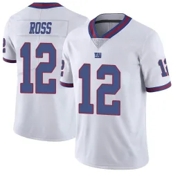 Limited John Ross Men's New York Giants White Color Rush Jersey - Nike