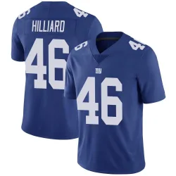 Limited Justin Hilliard Youth New York Giants Royal Team Color Vapor Untouchable Jersey - Nike