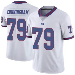 Limited Korey Cunningham Men's New York Giants White Color Rush Jersey - Nike