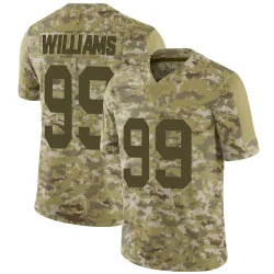 Limited Leonard Williams Youth New York Giants Camo 2018 Salute to Service Jersey - Nike