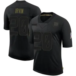 Limited Monte Irvin Youth New York Giants Black 2020 Salute To Service Retired Jersey - Nike