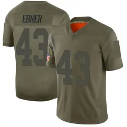 Limited Nate Ebner Youth New York Giants Camo 2019 Salute to Service Jersey - Nike