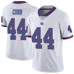 Limited Omari Cobb Youth New York Giants White Color Rush Jersey - Nike