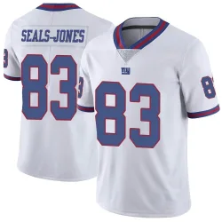 Limited Ricky Seals-Jones Men's New York Giants White Color Rush Jersey - Nike